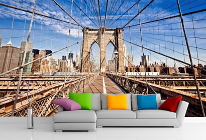 Fototapeta New York Brooklyn Bridge